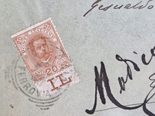 Francobolli Regno - 1891 Effigie Umberto I 20 Centesimi Su Lettera 