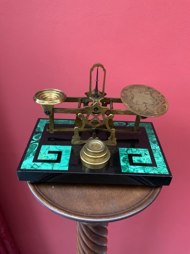 Rare malachite antique - malachite,