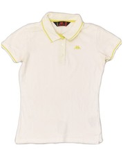 Polo donna KAPPA media bianca