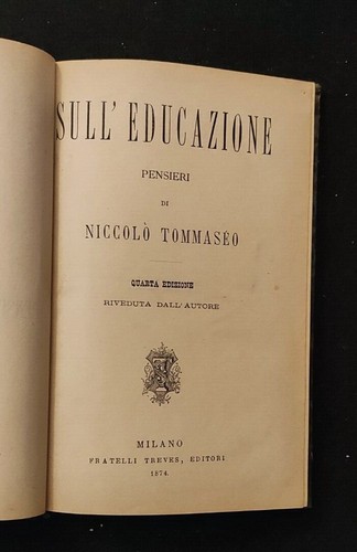 Sull educazione pensieri - sull'educazione, di