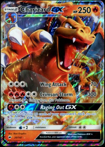 Ultra rara charizard - rara, gx