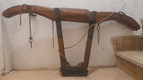Giogo per buoi antico - giogo,