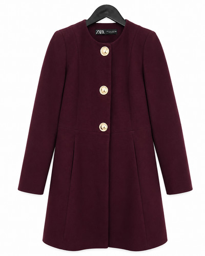 Cappotto abito svasato senza