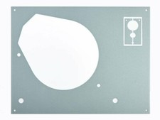 Piastra di copertura face plate ice blue per Thorens TD 145 146 147 160 165 166