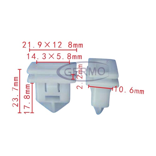 Clip fissaggio carena - 10,