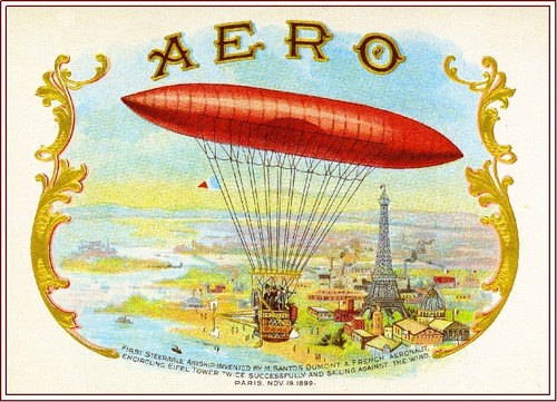 1899 aero torre - eiffel, fumo