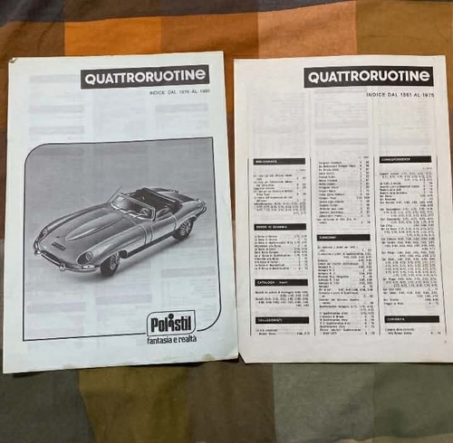 Indici quattroruotine 1976 - indici,
