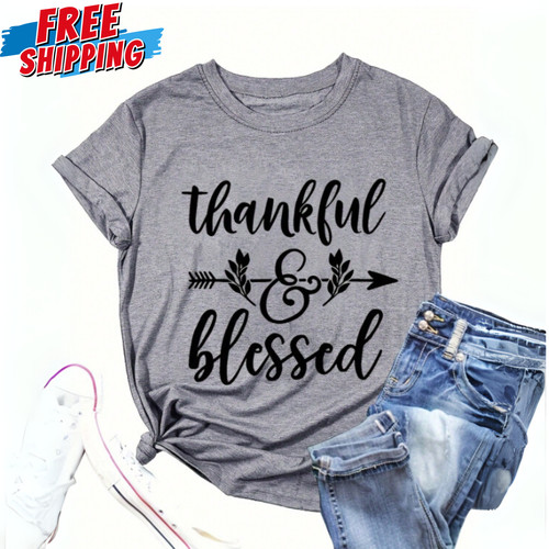 Women shirt slogan printed - slogan,