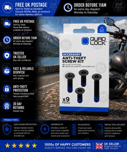 Kit viti antifurto quad - kit,