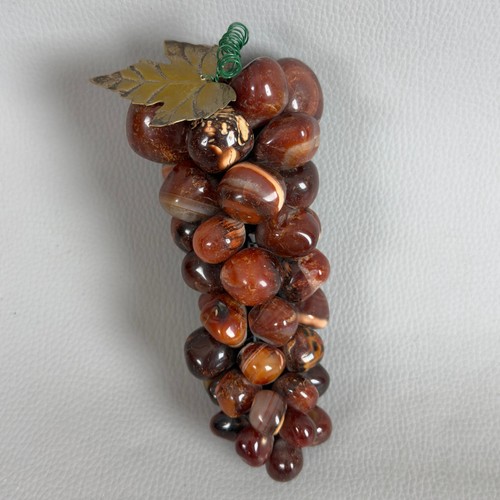 Scultura grappolo uva pietre - scultura,