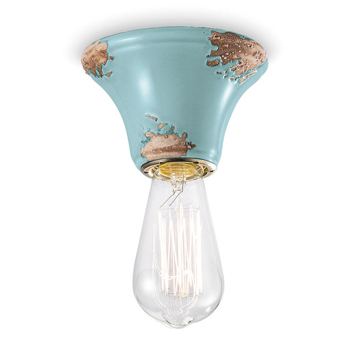 Plafoniera vintage tonda - plafoniera,