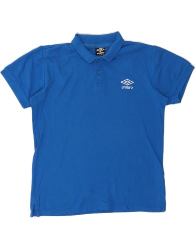 Polo uomo umbro blu medio - uomo,