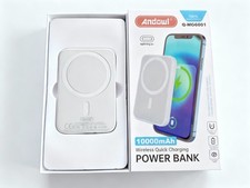 Power Bank Wireless 10000mAh Ricarica Veloce Qi Portatile