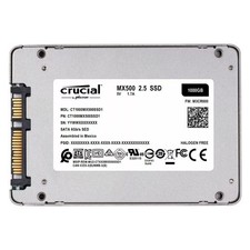 Crucial MX500 1TB SSD 2,5"