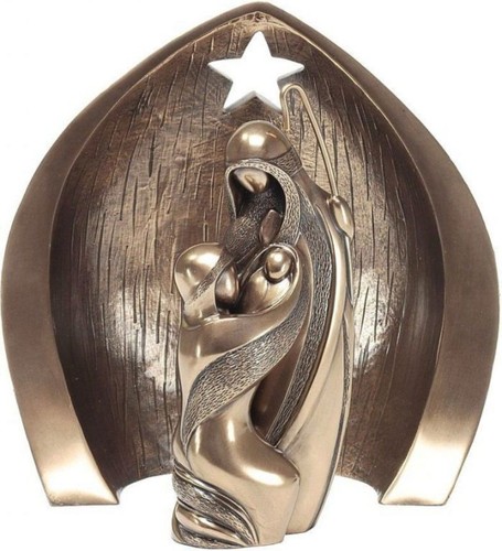 Statuina bronzo presepe