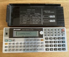 Sharp PC-1450 con scheda RAM 4 KB CE-211M - funzionante - Pocket Computer BASIC