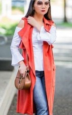 ZARA NEW BRICK ORANGE WOOL