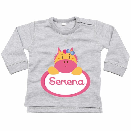 Felpa neonata personalizzata