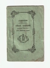 LIBRETTO ANTICO 1862