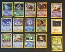 Pokemon GCC - lotto 33 carte Team Rocket Dark Slowbro Holo 12/82 Holo Ita