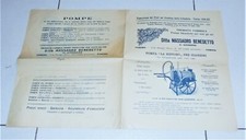 Brochure 1934 Fabbrica POMPE IDRAULICHE MASSADRO Torino Depliant Pubblicità