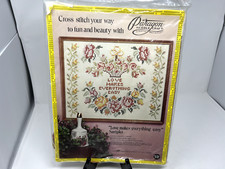 Paragon Needlecraft Kit L'amore rende tutto facile sigillato vintage 0178 campionatore