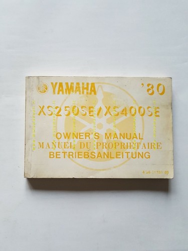 Yamaha 250 xs 400 - xs,