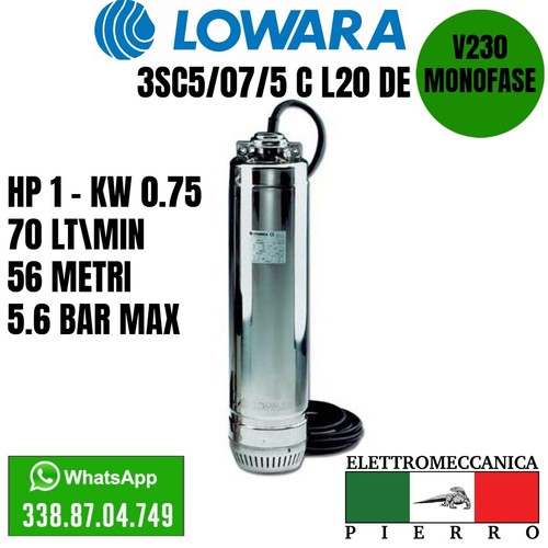 Elettropompa pompa sommersa - elettropompa,