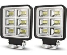 coppia fari led 144watt 12v24v