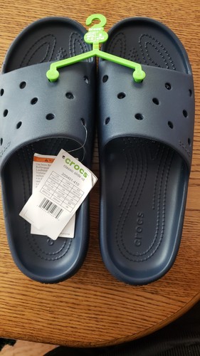 Crocs navy classic - navy, slides