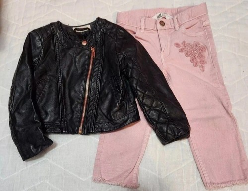 Giacca ecopelle jeans rosa - giacca,