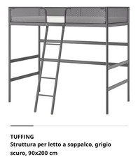 Letto soppalco ikea cone - letto,