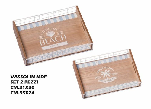 Vassoi mdf set pz - in, 2