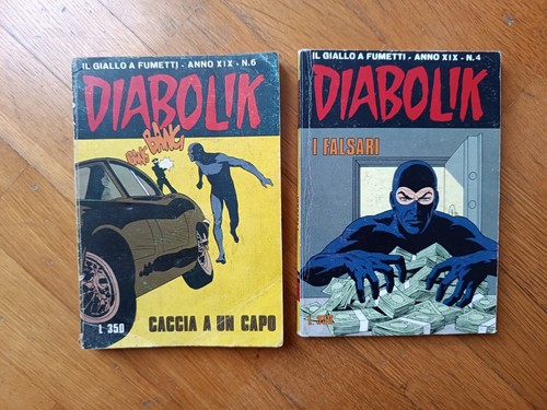 Lotto diabolik 6 - diabolik,