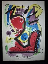 Quadro Tecnica Mista 21x29,7cm