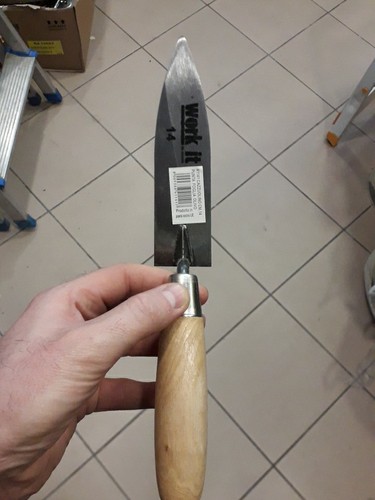 Cazzuolino foglia ulivo cm - cazzuolino,