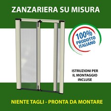 ZANZARIERA BOTTONATA A SCORRIMENTO ORIZZONTALE TONDA - ZANZARIERE SU MISURA