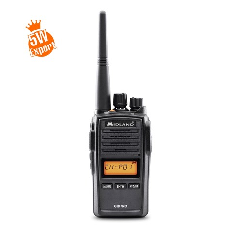 Midland g18 pro export - pro, 5w