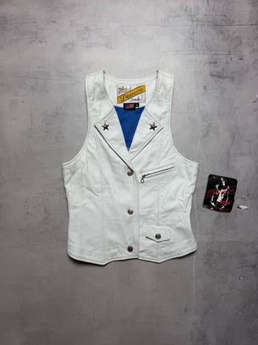 Gilet biker vintage nos nuovo - biker,
