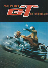 Volantino pubblicitario Suzuki GT  - Motocicletta epoca anni 70 