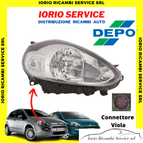 Faro anteriore destro - anteriore,
