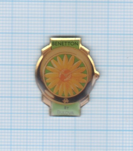Pin montre benetton by - pin’s,