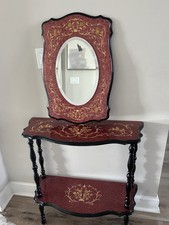 Set consolle tavolo e specchio