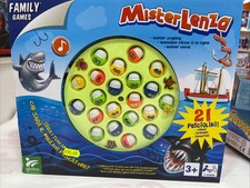 GIOCO PESCA 21 PESCI CON 4 CANNE DA PESCA