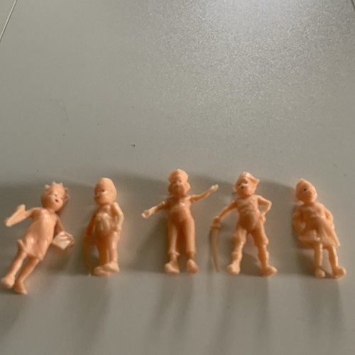 Bambole figurine plastica anni