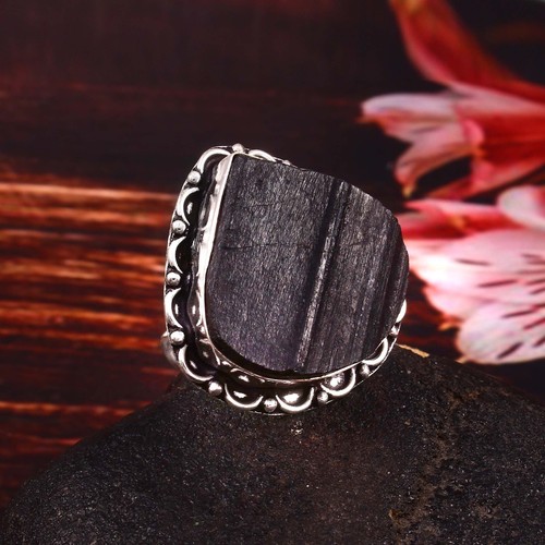 Anello tormalina nera - anello,
