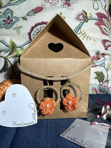 Orecchini handmade uncinetto - orecchini,