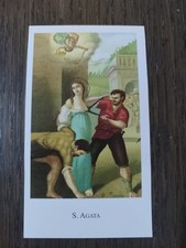 Sant'Agata, Holy Card, Paco 73