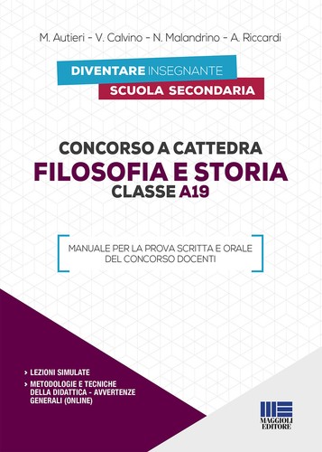 Concorso cattedra filosofia - concorso, a