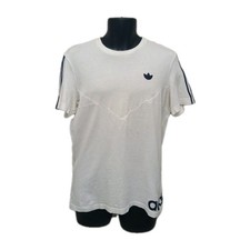 T-shirt Adidas Originals bianca taglia UK Medium 